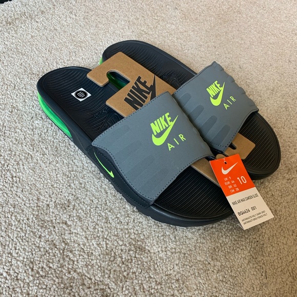 nike air max slides green